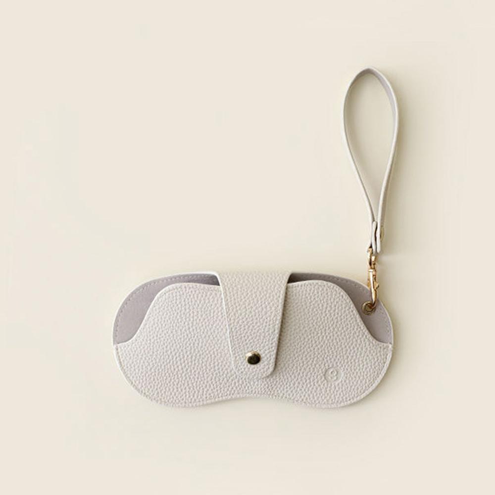 Soft Lychee Pattern PU Leather Glasses Bag Retro Sunglasses Case Portable Myopia Frame Case Simple Eyeglasses Eyewear Storage