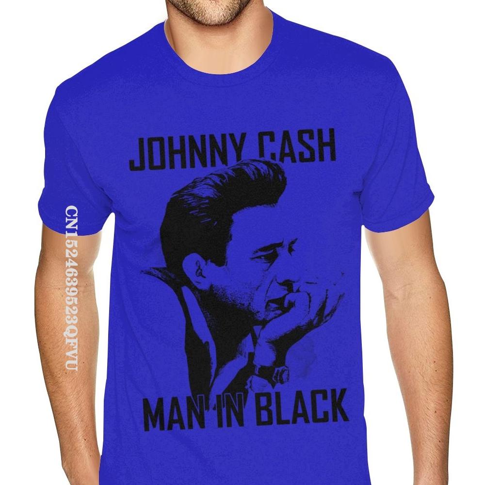 Pánské tričko Johnny Cash Pár Vysoce kvalitní tričko Muž Anglický styl Pánská trička Nízká cena Značka Top Vintage Tričko