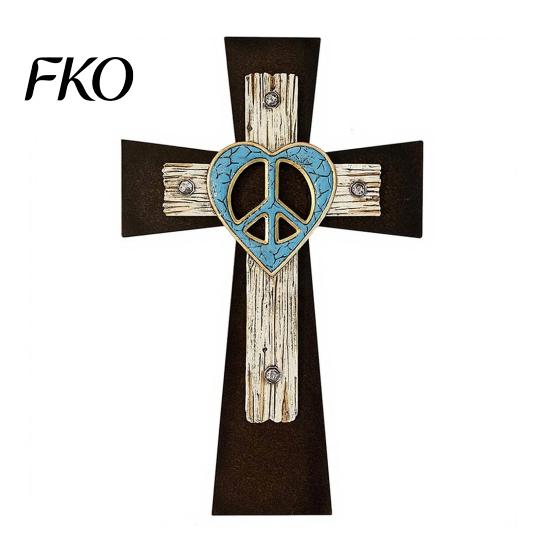 Vintage Decorative Wood Panels Rustic Christian Wall Decor, Large Wooden Religious Art, Farmhouse Art Spiritual Hanging Sculpture for Church