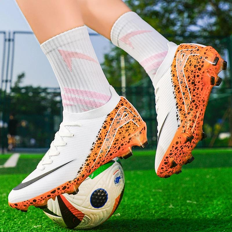 TF/FG Herren Fußballschuhe Professionelle Unisex Fußballschuhe Stollen Rasen Training Outdoor Atmungsaktiv Sport Damen Fußballschuhe