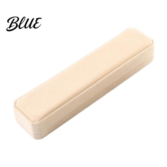 Jewelry Organizer Box Velvet Necklace Gift Storage Dust-Proof Small Handicraft