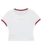 Syupeodeulai Women'S Core Ringer T-Shirt White Sdfiscq90Wht