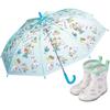 Skater Rain Boots Shoes Boots for Children Cinnamoroll Sanrio Milk with Reflective Tape 14cm Ribt14-a