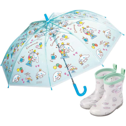 Skater Rain Boots Shoes Boots for Children Cinnamoroll Sanrio Milk with Reflective Tape 14cm Ribt14-a