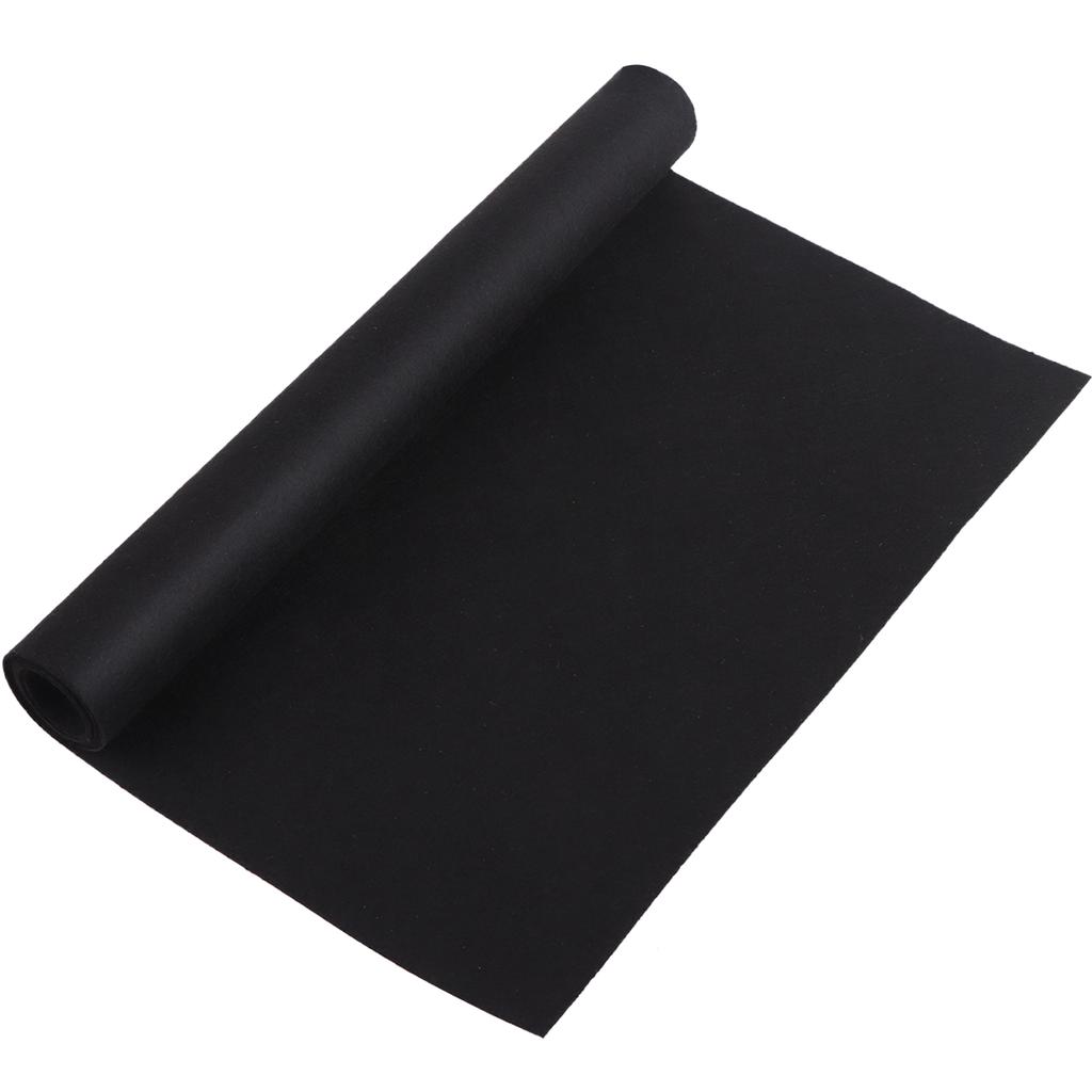 Black Felt Fabric Sheets,39.4" X 41.3"(1M X 1M) Craft Felt Fabric Sheets,Assorted Felt Stiff Fabric Square,For Diy Sewing Crafts
