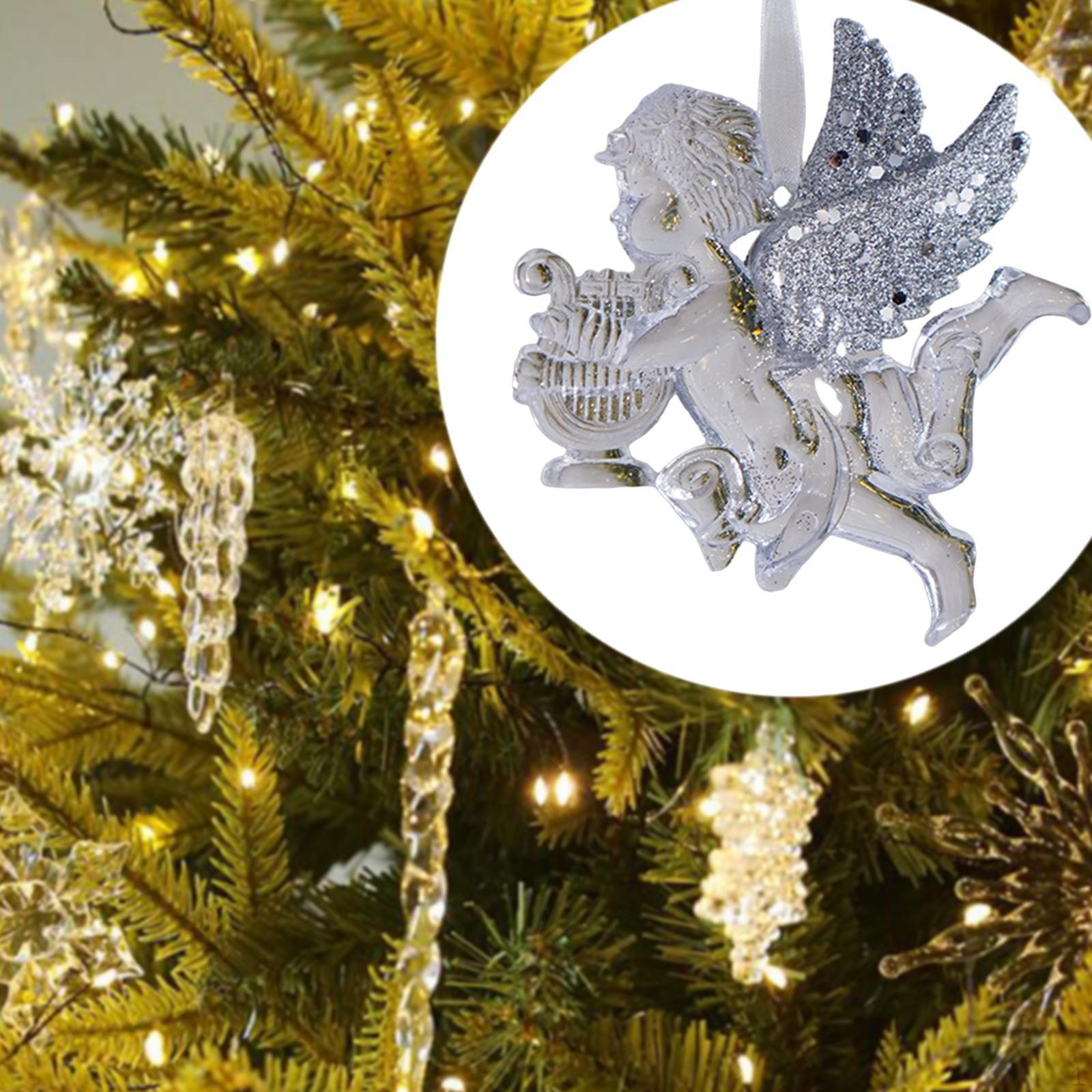 

Украшение для рождественской елки, подвесное украшение, декоративный рождественский декор для праздника Angel