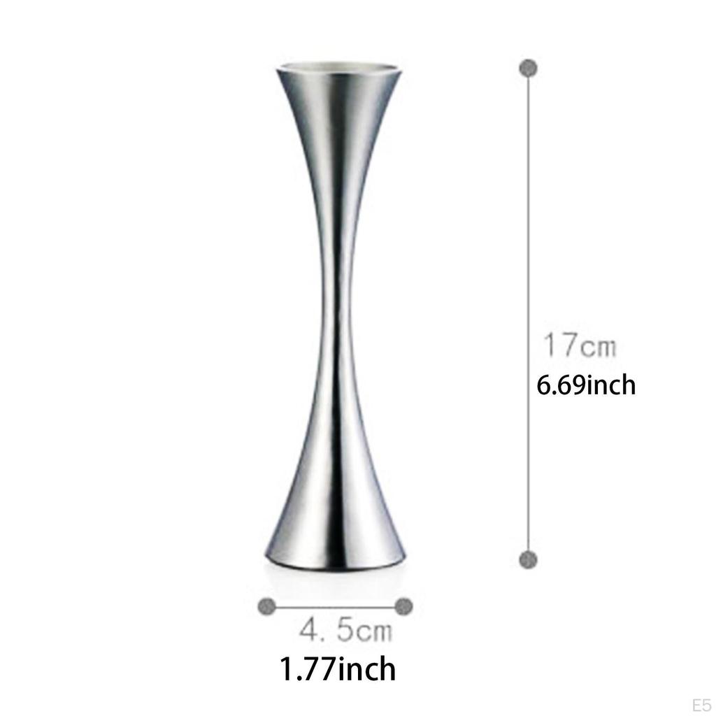 Vază decorativă florală, piese centrale pentru biroul de acasă, recipient portabil din oțel inoxidabil, recipient pentru flori