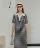 Jucy Judy Striped Knit Dress (+Inner) Jzop324E