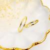 [Lara Christie] Gold Ring, K18 Yellow Gold, Rounded Design, Wedding Ring, Size 17, lr106-0001-yg-17