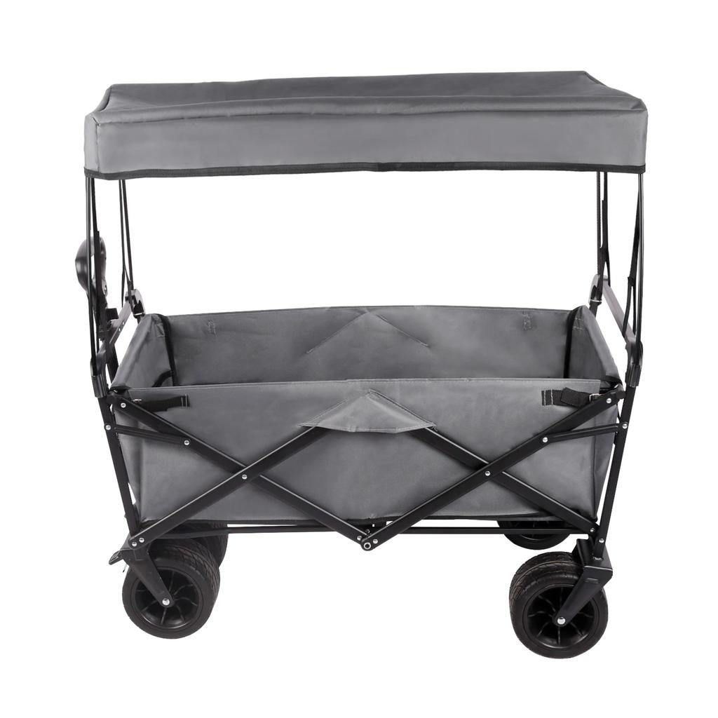 Awning Canopy For Wagon Attachment VERSATILE Sun Shade Cover For Folding Trolley Cart Water-resistant 600D Oxford Cloth
