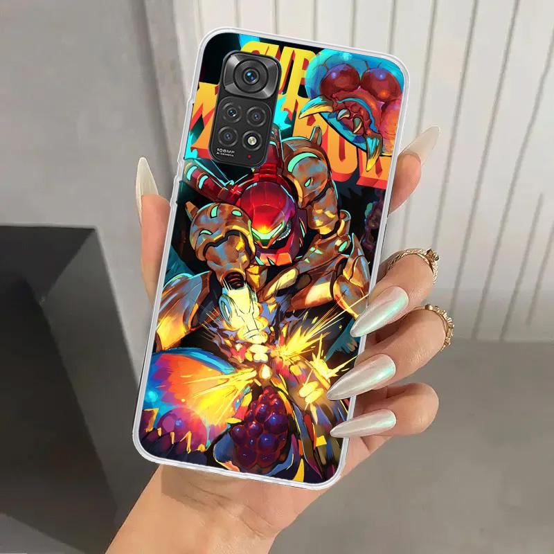 Game M-Metroids Phone Case for Xiaomi Redmi Note 15 14 14S 13 12S 12 Pro 11S 11 Plus 11T 11E 10S Soft Funda Print Shell Redmi No