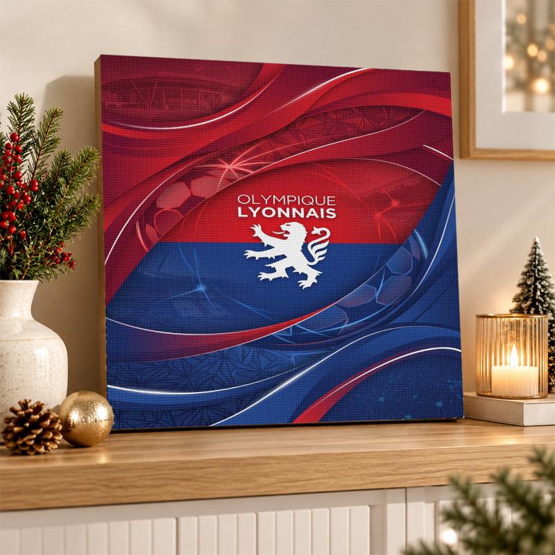Lyon FC Diamond Painting Kit 5D Full Drill DIY Diamond Mosaic Wall Art Home Decor