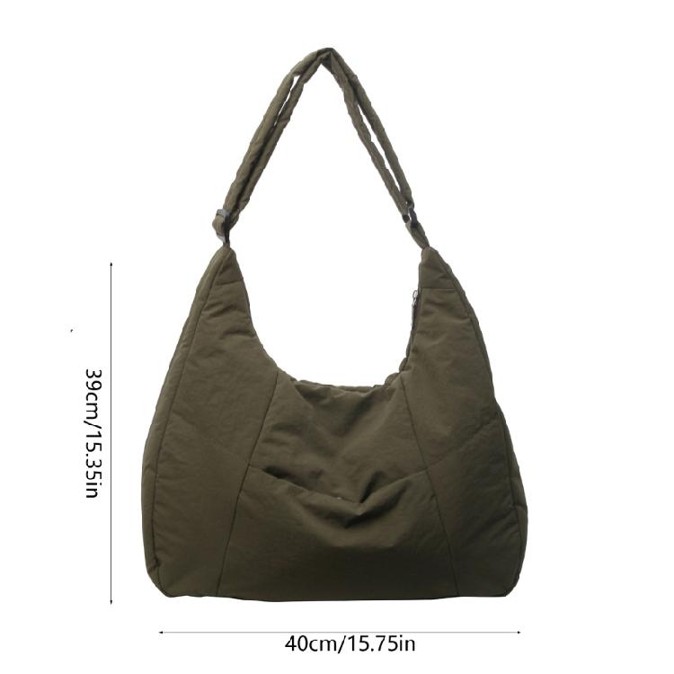 Shoulder Bag for Girl Women Handbag Solid Color Underarm Bag Crossbody Bag Tote