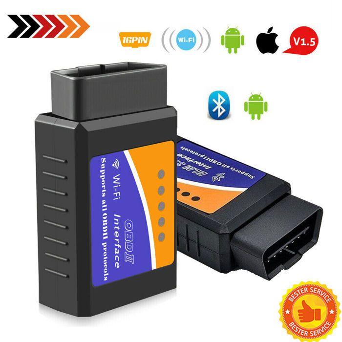 Appareil de diagnostic - ELM327 - OBD2 - Bluetooth/WIFI - Universel - Testeur de voiture