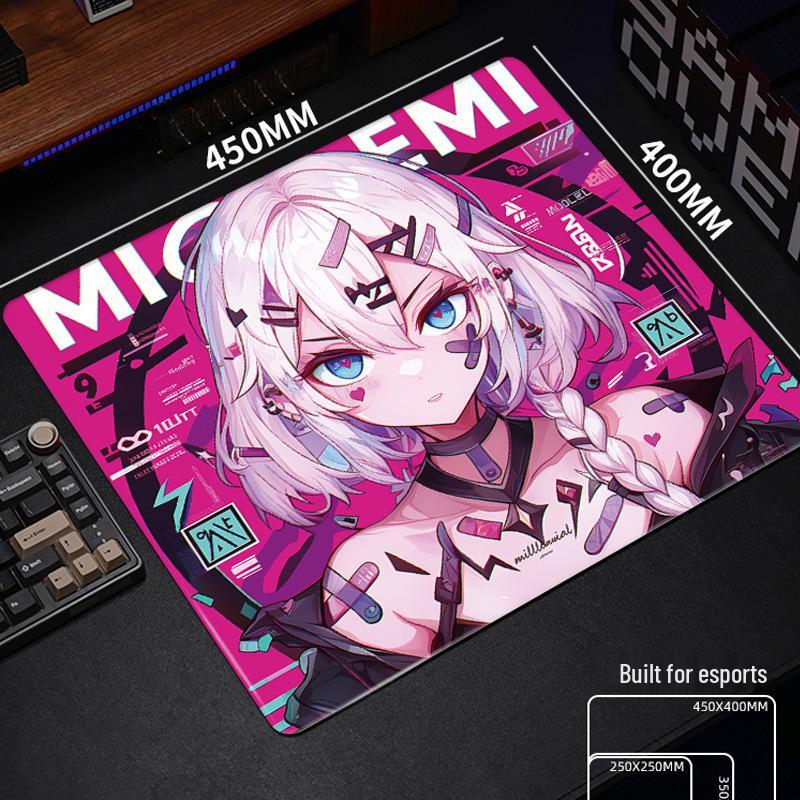 Qi Meng Anime eSports Gaming Keyboard & Mouse Pad – Professional-Grade FPS Control Surface for CS2