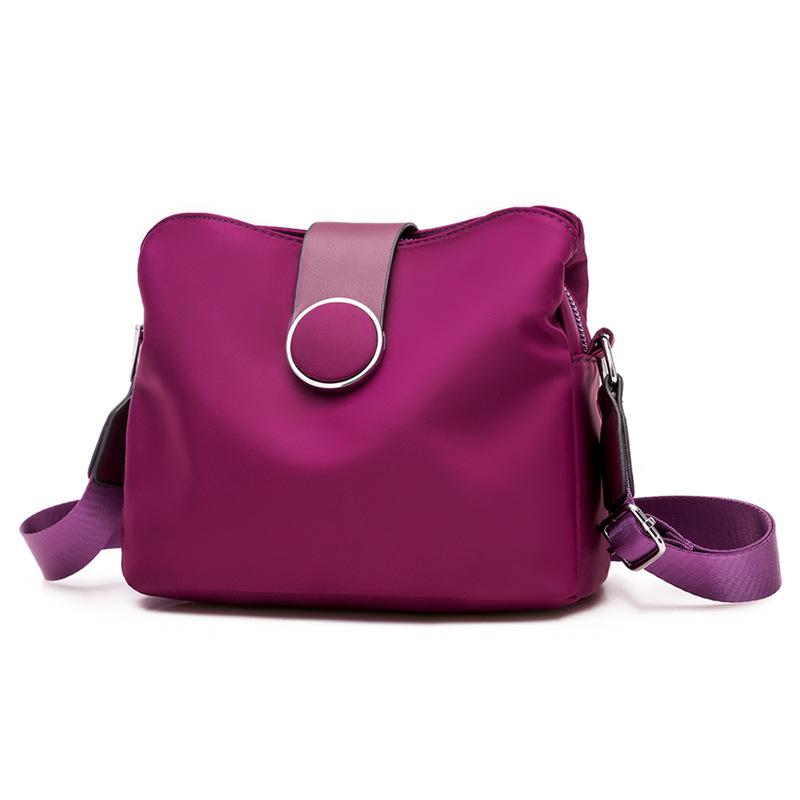 Neformální nylonová taška přes rameno Dámská móda Vodotěsná taška Messenger Cestovní lehká malá kabelka Crossbody Nákupní kabelka Dámská kabelka