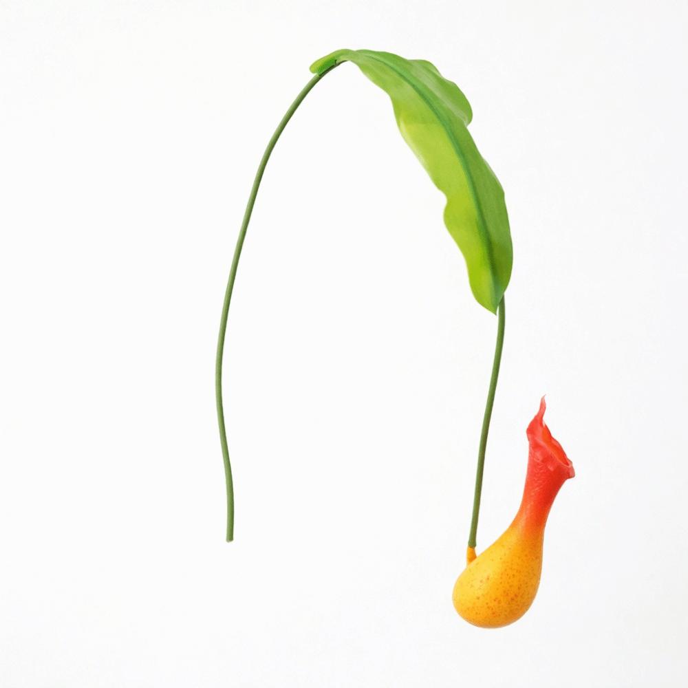 Multicolor Artificial Pitcher Plants Greenery Accessories Green Leaves Hanging Green Plants Photo Props Faux Plant