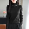 2026 Rhinestone High Neck Slim Fit Women's Knitwear Sweater - Chic Autumn Winter Base Layer