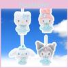 Adorable Kuromi Melody Cinnamoroll Angel Plush Doll Keychain Soft Toy Decor