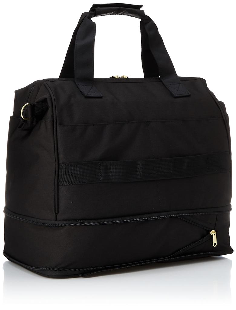 Anello GROSSE erweiterbare 2-Wege Boston Tasche, A4 Format, Leicht, Wasserabweisend, Mehrere Fächer, SPS GTC3341Z, Schwarz, Einheitsgröße