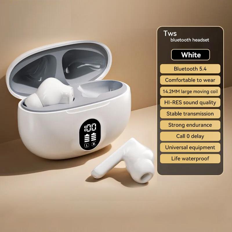 Bluetooth Earphones Wireless Headphone ENC-Calling Noise Cancelling Headset HiFi Stereo Handsfree Earphone