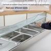 Yunduo Commercial Stainless Steel Food Warmer with Glass Cover