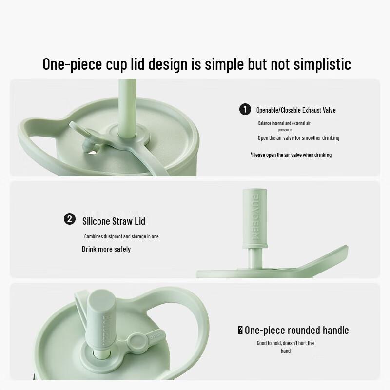 Buydeem Portable Glass Travel Mug