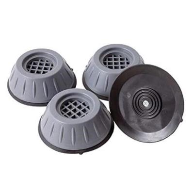 4 st/set Gummi tvättmaskin Anti-Vibration Anti-Walk fotkuddar Stöt- och brusreducering Skyddar tvättstugagolv