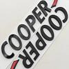 NEW 3D ABS Car Letters Logo Cooper S Rear Trunk Badge Emblem Decals Sticker For MI-NI R55 R56 F56 R50 R52 F55 JCW R53 Accessories