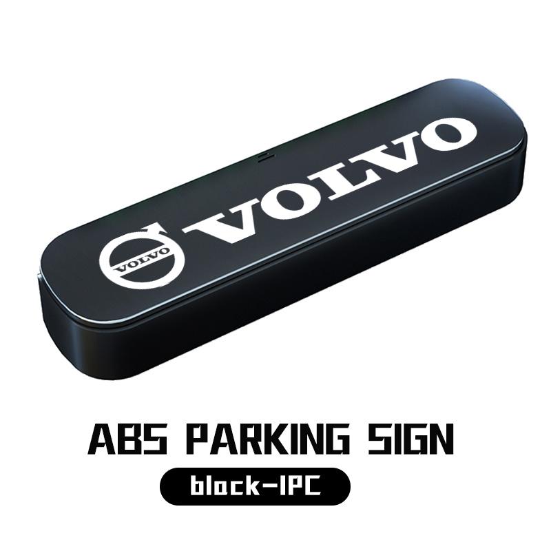 For Volvo Car Accessories Temporary Parking Card Night Glowing Sign To Stop V60 V50 V40 S80 S60 S90 C40 XC40 V70 XC70 XC60 XC90