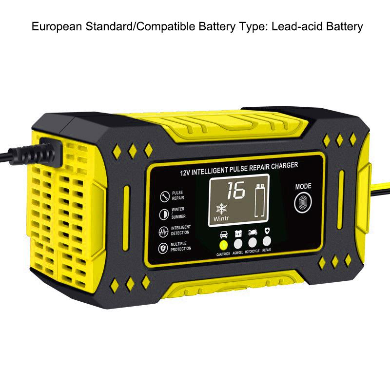 

Battery Repair Lcd Display 6A 12V Intelligent Car Battery Charger Car And Motorcycle Battery Charging Unit Lead-Acid A5