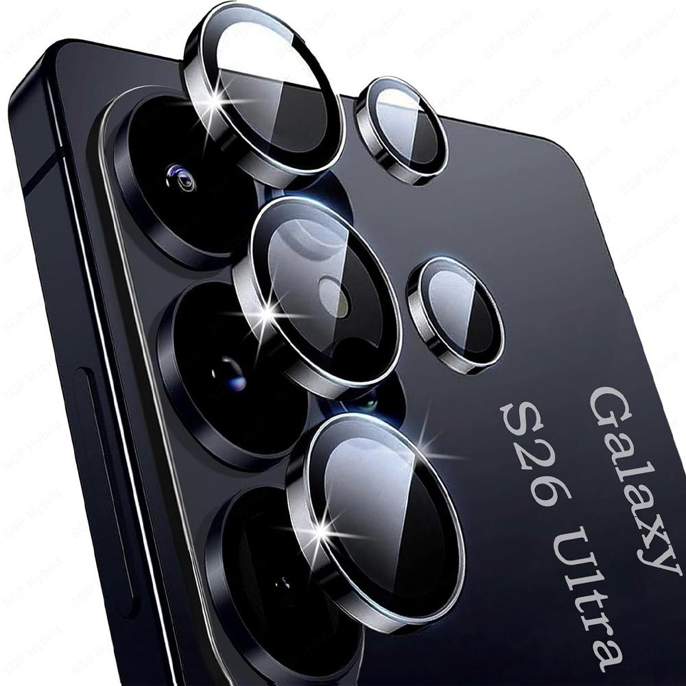 For Samsung Galaxy S26 Ultra S26 Metal Rings Camera Lens Protector Cover Protector Easy Install Camera Lens Protector Glass 4