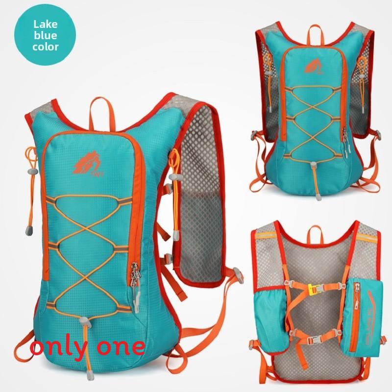 Outdoor Sports Backpack With Breathable Waterproof Material For Hiking And Cycling Enthusiasts