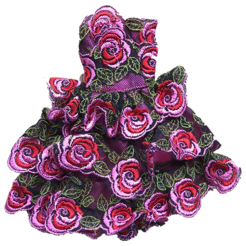 Princess Doll Sequined Luxury Tutu Dress 1/6 Size Bridal Formal Wear Candy Color Wedding Clothing for 29CM Dolls
