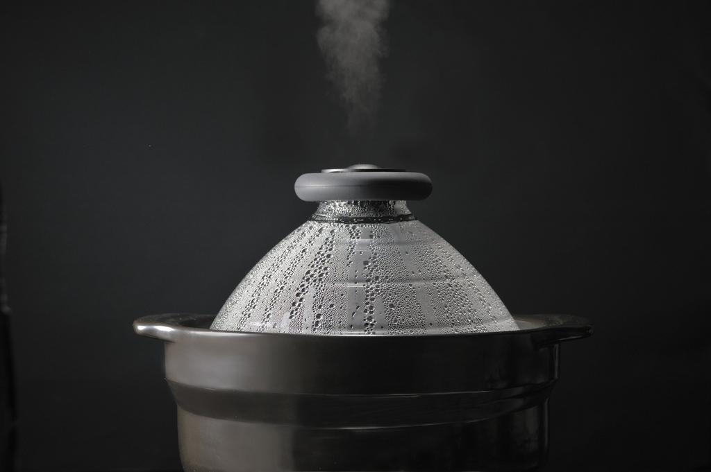 HARIO Banko Ware Earthenware Rice Pot N Capacity with Glass Lid (Hario) 3-Go GN-200B