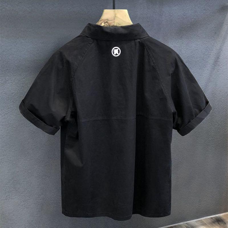 חולצות טי לגברים אופנת קיץ חולצות שרוול קצר קרגו קיץ פולוז לגברים קז'ואל רפוי באיכות גבוהה נאה בגדי גולף טי