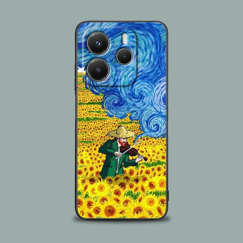 Phone Case for Xiaomi Redmi 15C 14C 12C 13C 4G Redmi Note 15 14 13 12 11 10 Pro Plus 5G 12S Soft Cover Interesting Van Gogh Art