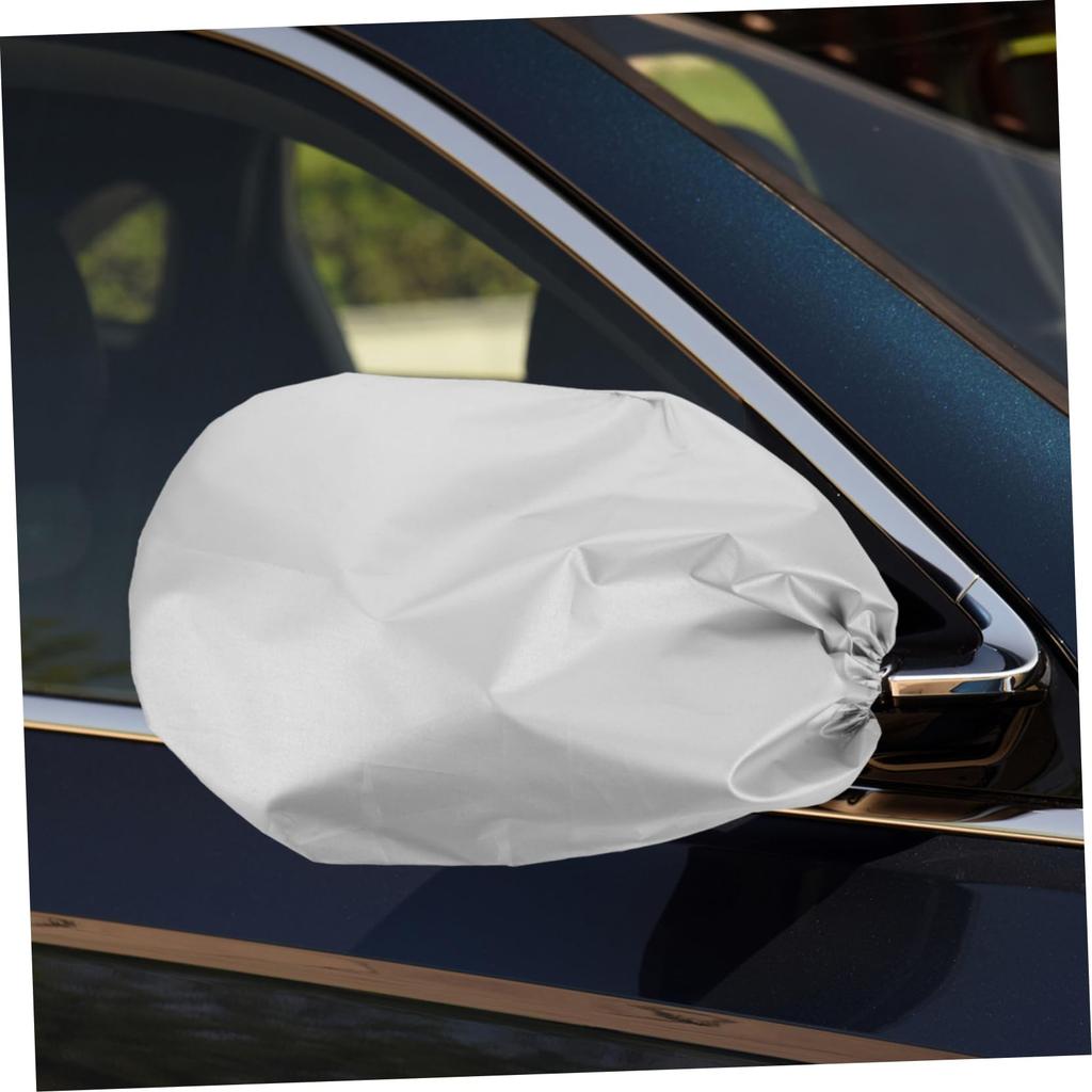 Healifty 2pcs Reverse Mirror Cover Dash Cam Kit Screen Reflective Visibility Exterior Rearview Mirror
