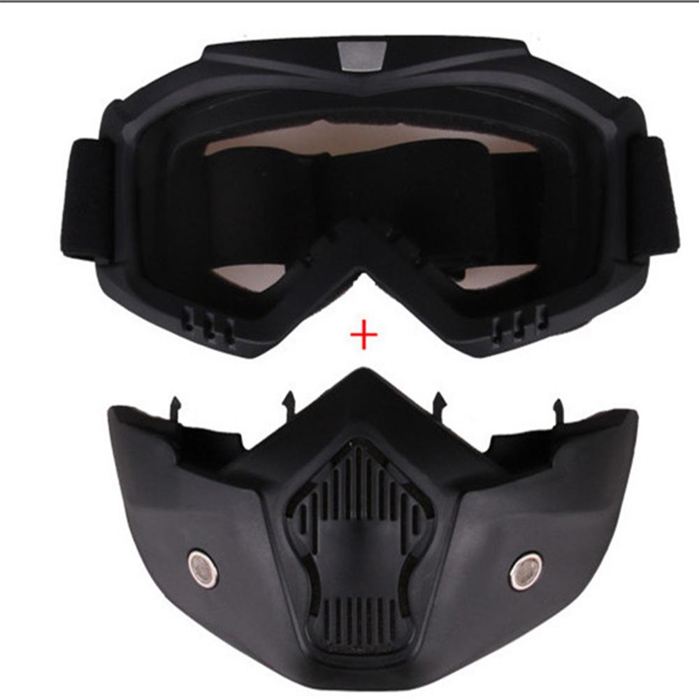 Motorcycle General Goggles Dustproof  Glasses Adjustable Motorcycle Goggles Breathable Full Face Protective Dirt Bike Motorbike