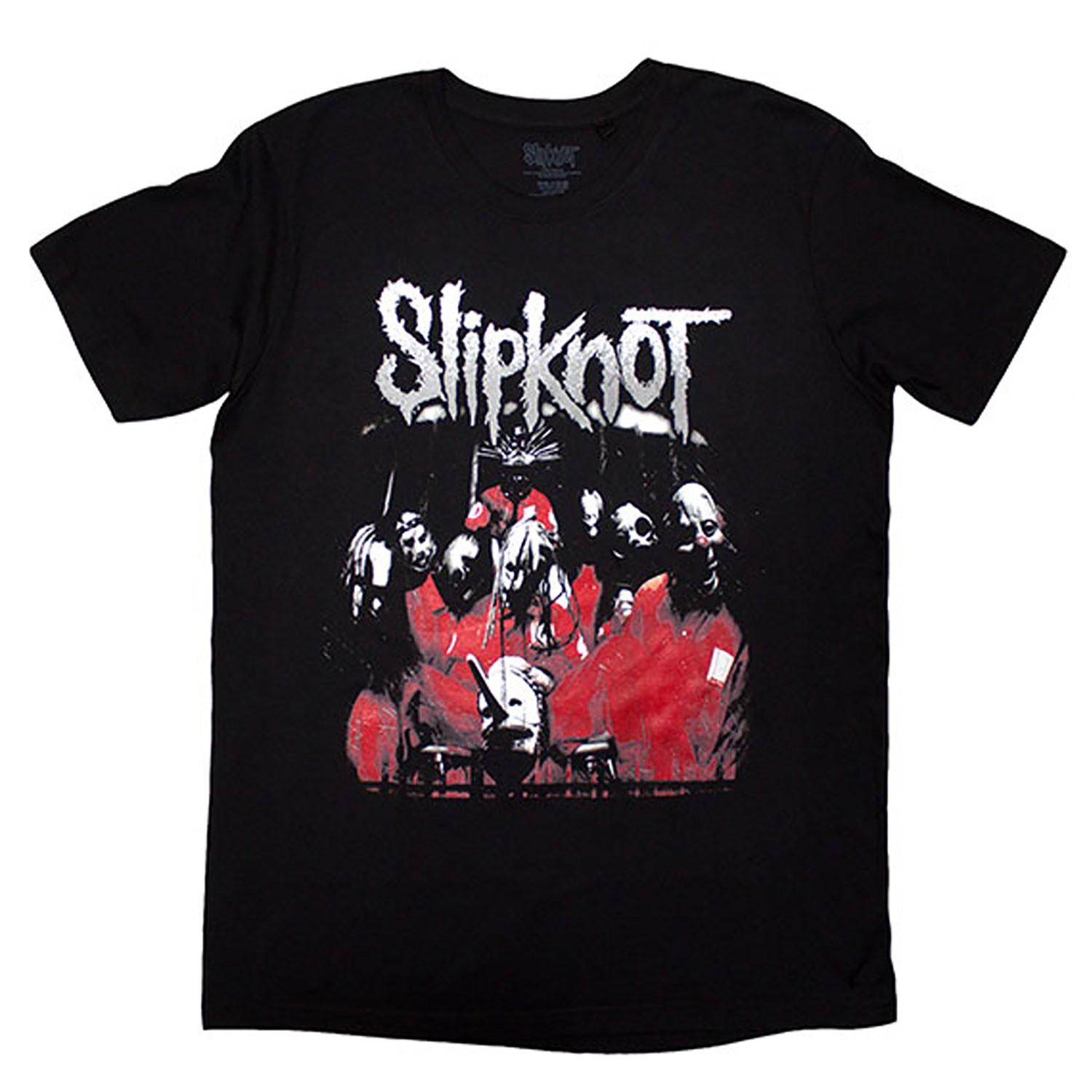 Men s Slipknot Stretched Barcode T-shirt XX-Large Black XXXL