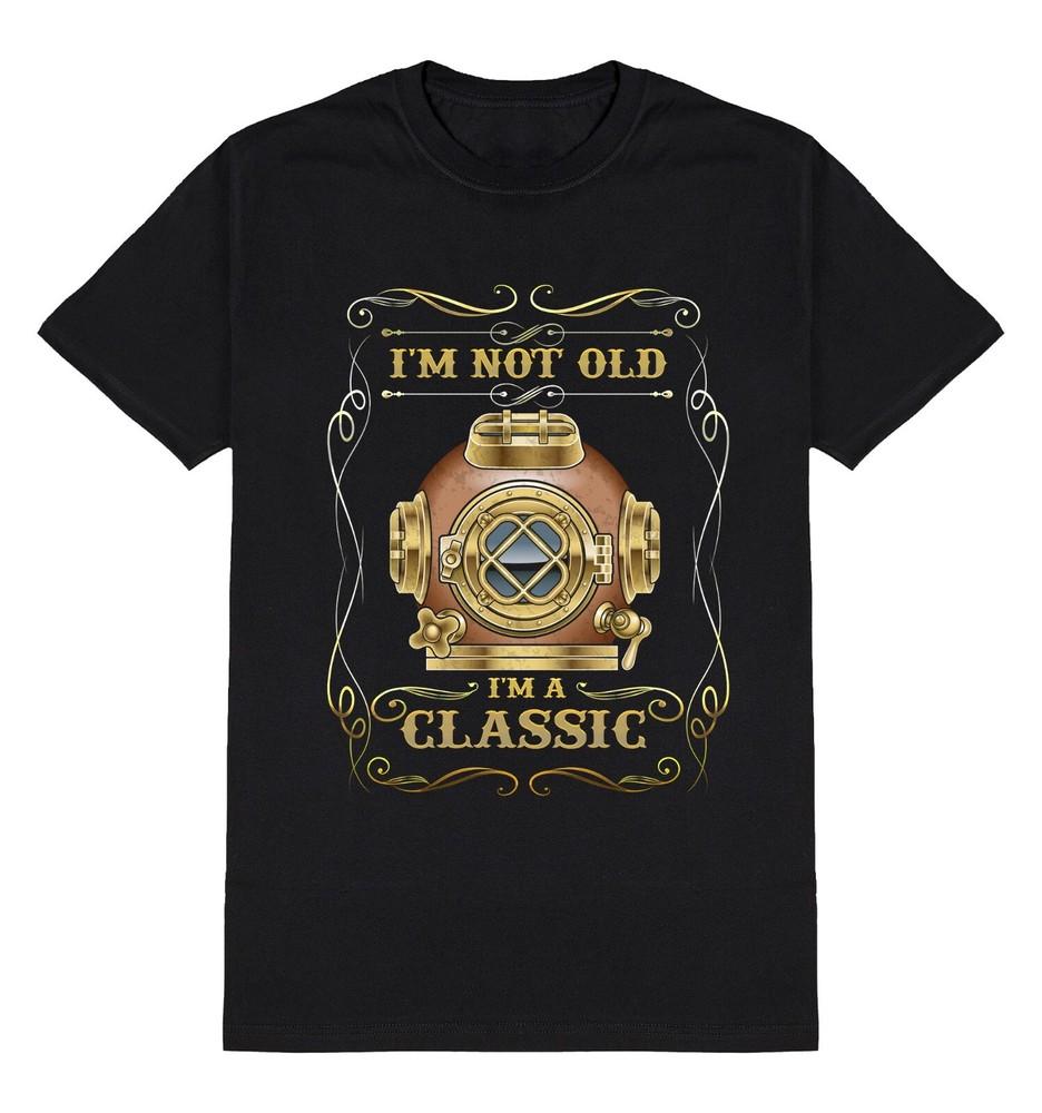 

Mens SCUBA DIVER T-Shirt Im Not Old Im A Classic Scuba Diving Gear Tee 3XL