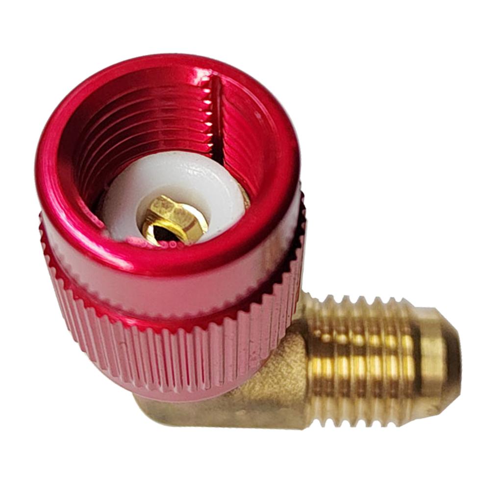 4 Pcs R410A Refrigerant Adapter Set Quick Connect Brass Conversion Set R410A Adapter Set for Air Conditioning Systems