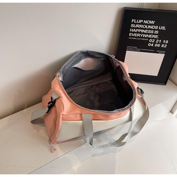 Trendy Water-Repellent Travel Bag with Shoe Compartment for Swimming and Fitness - Single Shoulder Crossbody with Large Capacity