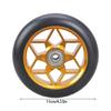 Aluminiumlegeringar Scooterhjul Byte 110mm Stuntscooterhjul Sparkcykelhjul Ersättningsdel Slitstark