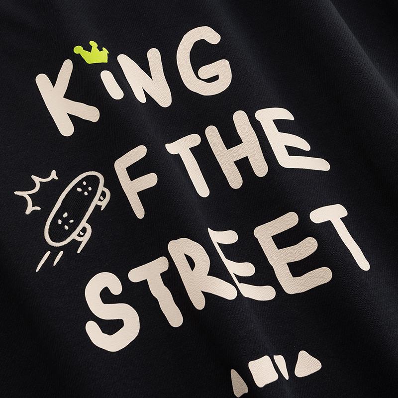 Anta Lockere Passform Rundhalsausschnitt Buchstabendruck Sweatshirt Herren sweatshirt 172548702N-2