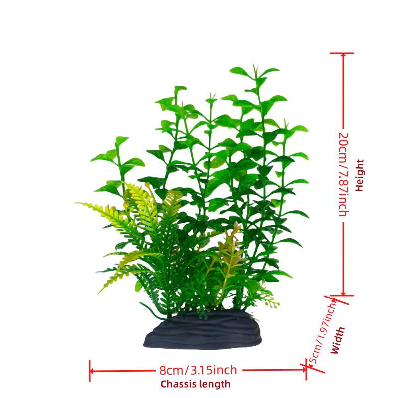 New  Artificial Aquarium Decorative Grass Simulation Plant Fish Tank DIY Decoration Simulation Water Grass Combination