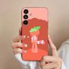 D-Dandys Sprout W-World Phone Case For Samsung S25,24,23,22,21,S20,Ultra,Plus,FE Black Soft Cover