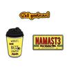 2-5pcs/set Quotes Enamel Pins Custom Psychology Have You Seen This Wizard This Is Trifficult Metal Brooches Badge Jewelry Gifts