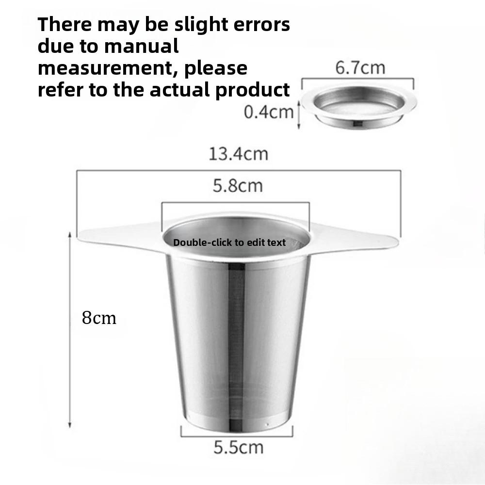 1PCS Reusable Tea Leak Stainless Steel Filter Coffees Infuser Basket Tea Strainer Teapot Cup Filter Multi- Teapot Infuser Leak