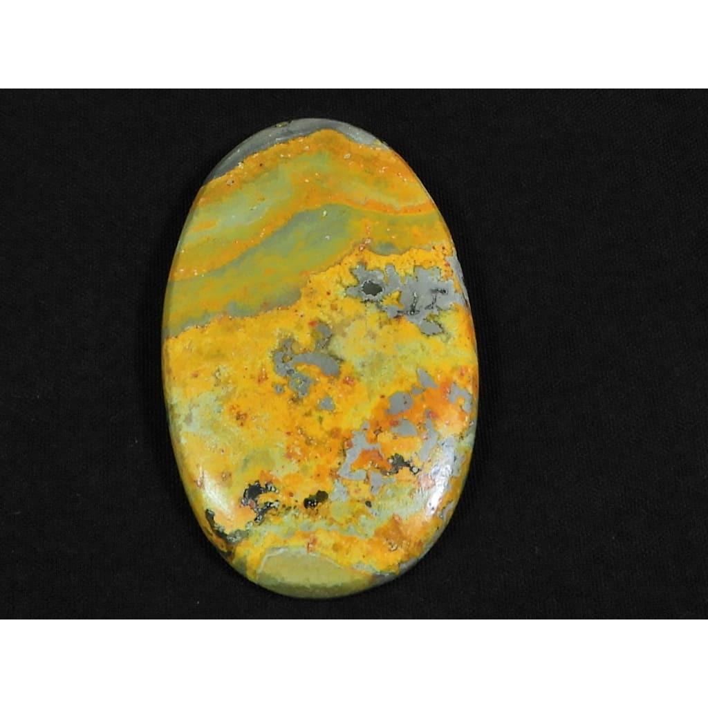 45Cts. Natural Bumble Bee Jasper Oval Cabochon Loose Gemstone 26X42X05 MM D-117